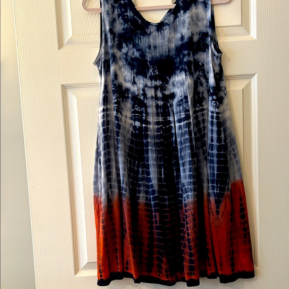 Sonoma Blue Tie-Dye Dress